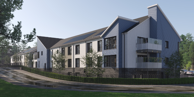 Exterior of the home